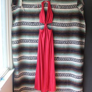 Miss Avenue Halter Open Back Dress